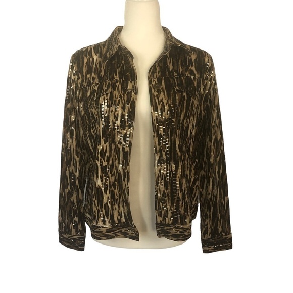 ELEMENTZ On Trend Petite Leopard Print Button Front… - Picture 2 of 9